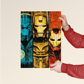 Iron Man Evolution – Tech Armor Trio Poster